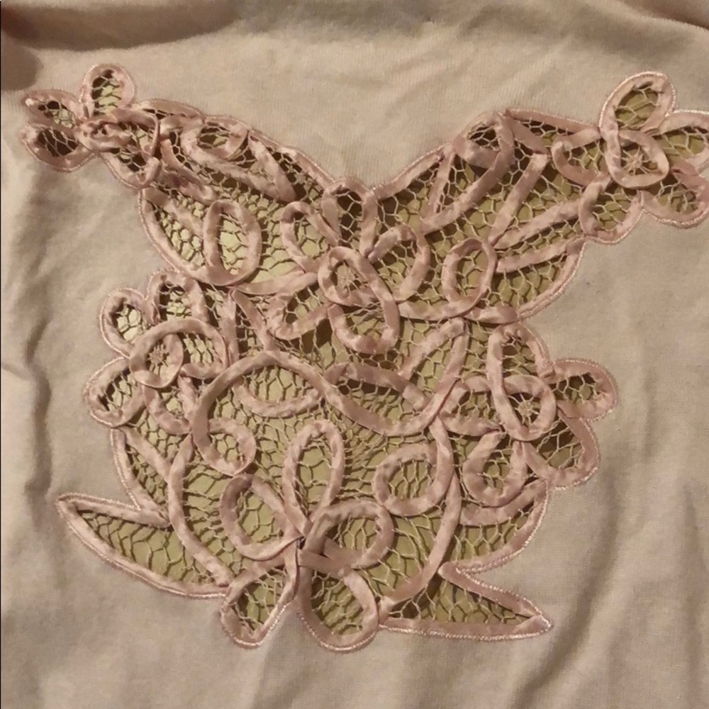 Dialogue silk /nylon cardigan